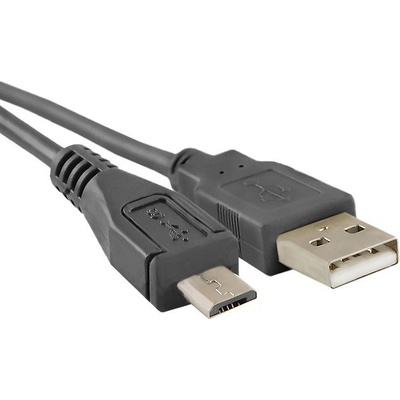 Qoltec 52326 USB 2.0, USB A vidlice, USB B micro vidlice, 1,8m, černý