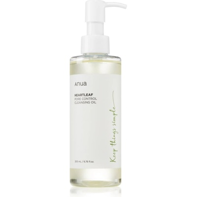 Anua Heartleaf Pore Control Cleansing Oil почистващо и премахващо грима масло с хидратиращ ефект 200ml