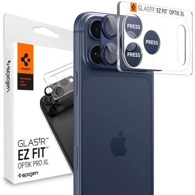 Spigen Протектор за камера за iPhone 17 Pro Max - Spigen Optik. tR EZ Fit Pro XL - Син