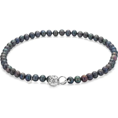 Swan Колие със сладководни черни перли 9-10mm R1667NB Swan