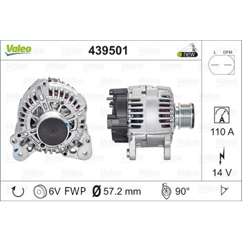 Alternátor VALEO 439501