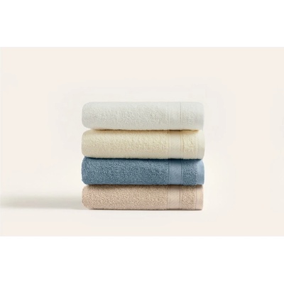 Foutastic ručník barevná žlutá modrá 4 x střední ručník 50 x 90 cm