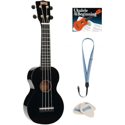 Mahalo MR1-BK SET Black Сопрано укулеле (MR1-BK-SET)
