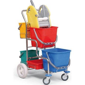 B2B Partner Profesionální úklidový vozík bez držáku na pytel 52 x 85 x 115 cm