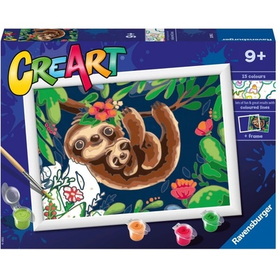 Ravensburger CreArt Roztomilí lenochodi