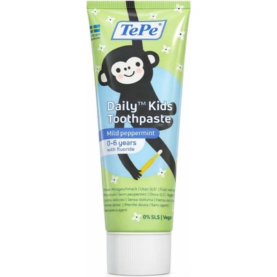 TePe Daily Kids pre deti od 0 do 6 rokov 75 ml