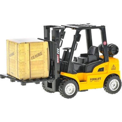 Mikro 2-Play Traffic мотокар 14см метален с обратно движение на батерии със светлина и звук