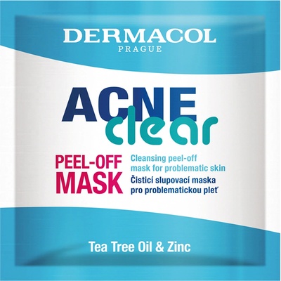 Dermacol Acne Clear čistiaca zlupovacia maska 8 ml