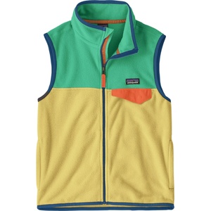 Patagonia Детски поларен елек Patagonia Kid's Micro D Snap-T Vest Fleece vest - Limestone Yellow - размер XXL (703-6943-0216)