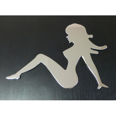 Emblem samolepící Highway Hawk LADY pravá chrom