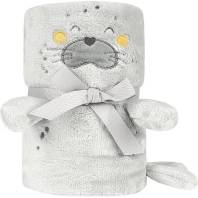 KikkaBoo Бебешко одеяло с 3D бродерия KikkaBoo - Seally Me (31103020169)