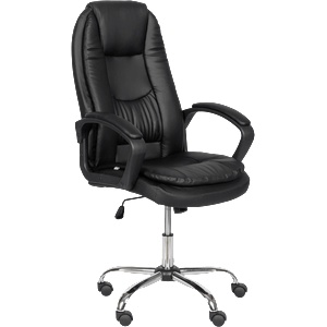 Carmen Президентски офис стол Carmen 6682-1 LUX - черен (3520110) - tierradesign