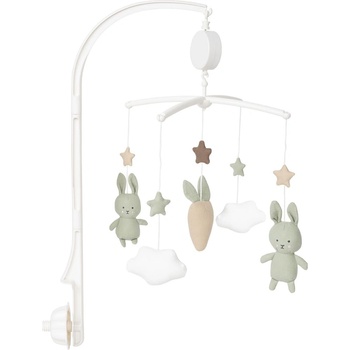 JaBaDaBaDo Jabadabado: Музикална въртележка за кошара - Зайчета зелени (JB-K112)