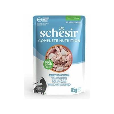 Schesir Cat Compl.Nutrit.Tuňák+moř.vlk želé, 85 g