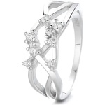 Silenti Jewelry Сребърен пръстен "Морал" - 9 - 59.5мм (19.1мм диам. )