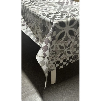 Impol Trade Ubrus PVC 3581533 Maroccan šedo-růžový návin 20 mx140 cm