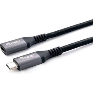 Equip Cable - 128371 (USB-C 3.2 Gen2 удължител, мъжки/женски, 4K/60Hz, 10Gbps, 1 м) (128371)