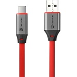 Tactical FAT MAN 2.0 USB-кабел за данни - Type-C, 100 см, ЧЕРВЕН 57983127953 (57983127953)