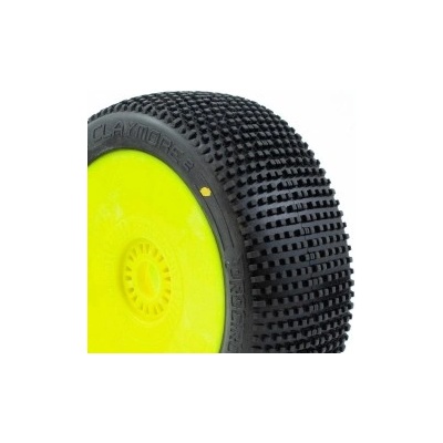 ProCircuit CLAYMORE V2 BUGGY C2 Soft nalepené gumy žlté disky 2 ks