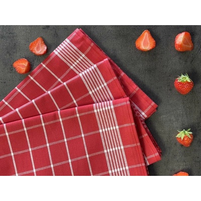 Sleep-well Pozitiv 50x70 cm vínová/bílá 3 ks – Zboží Dáma