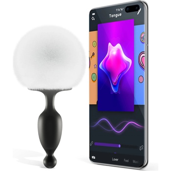 Image 1 of Magic Motion Bunny App Controlled Vibrating Bunny Tail Anal Plug