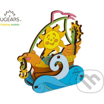 Ugears 20005 Loďka postav a vymaľuj