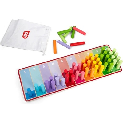Bigjigs Toys Duhové počítací tyčinky
