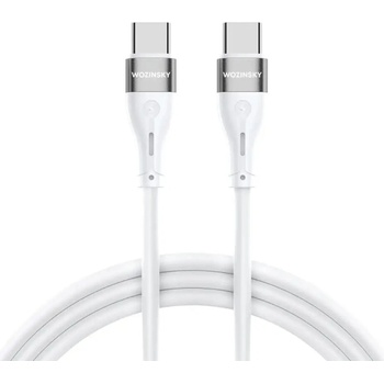 Wozinsky Кабел Wozinsky WSTCC1, USB-C / USB-C, PD 65W, 1m, бял (WSTCC1)