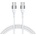 Wozinsky Кабел Wozinsky WSTCC1, USB-C / USB-C, PD 65W, 1m, бял (WSTCC1)