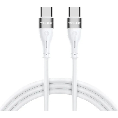 Wozinsky Кабел Wozinsky WSTCC1, USB-C / USB-C, PD 65W, 1m, бял (WSTCC1)