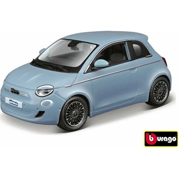 Bburago Plus Fiat 500e 2023 Blue 1:24