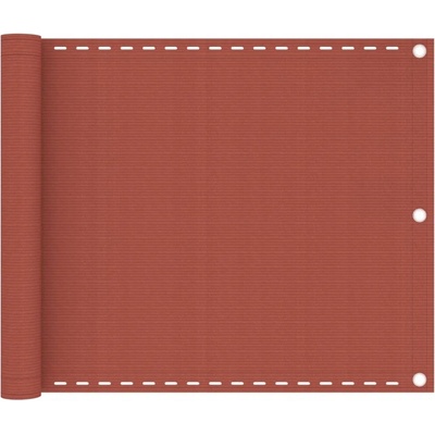 Greatstore Balkonová zástěna cihlová 75 x 600 cm HDPE