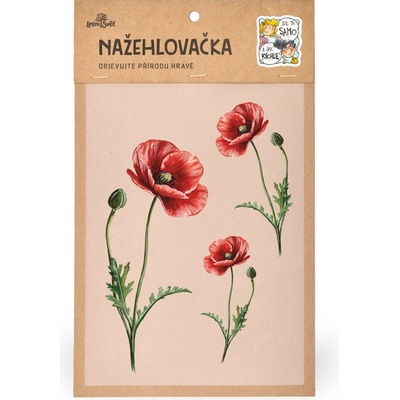 Lesní svět Nažehlovačka M 097 - Vlčí mák