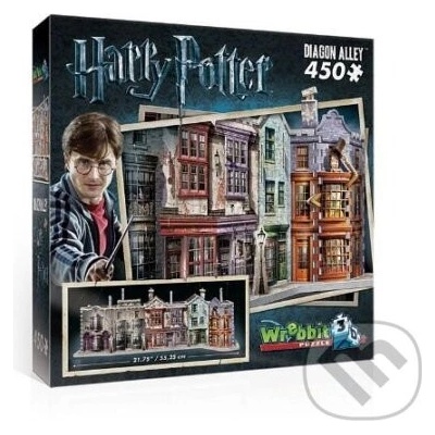 Wrebbit 3D puzzle Harry Potter Příčná ulice 450 ks – Zbozi.Blesk.cz