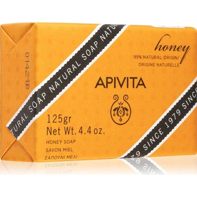 Apivita Natural Soap Honey čisticí tuhé mýdlo 125 g