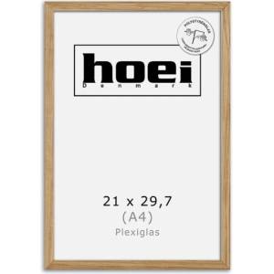 hoei Massивна рамка от дъбово дърво за снимки и плакати 21 x 29, 7 см ПЛЕКСИ ( A4 ) (802009021029)
