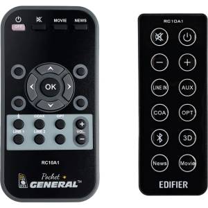 GENERAL EDIFIER RC10A1, CineSound B3 soundbar - дистанционно управление дубликат (RC10A1, CineSound B3 soundbar) Дистанционно