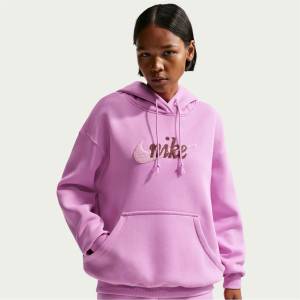 Nike Суичър Nike Women's Overhead Hoodie - Light Magenta