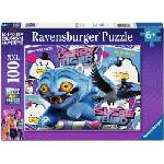 Ravensburger Пъзел Ravensburger от 100 XXL части - KPop Demon Hunters: Derpy Tiger & Sussie Bird (12003529)
