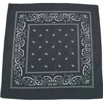 Bandana šátek zeleno černý