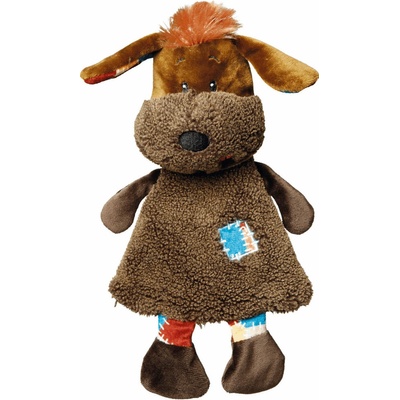 Trixie Plyšový pes s chocholom a záplatou na šatách 28 cm