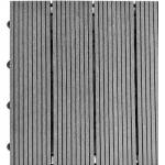  ДЕКИНГ ПЛОЧКА WPC GARDEN 30x30см ЧЕРЕН (FR-DT08136)