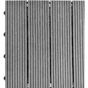  ДЕКИНГ ПЛОЧКА WPC GARDEN 30x30см ЧЕРЕН (FR-DT08136)