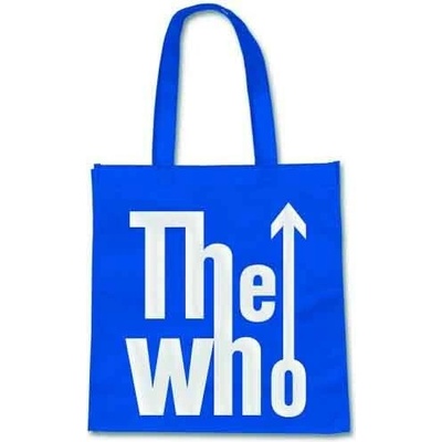 RukaHore Taška The Who Eco Shopper: Logo Trend Version Blue Back Print Modrá