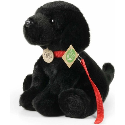 Eco-Friendly labrador čierny s vodítkom 28 cm