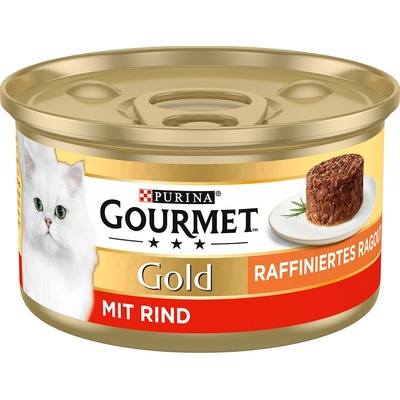 Gourmet 20% намаление! 24 x 85 г Gourmet Gold консервирана храна за котки на специална цена! - рагу, говеждо