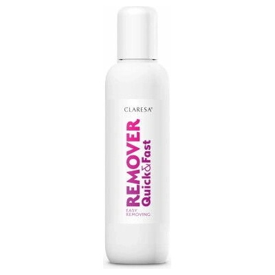 CLARESA Remover Quick & Fast rýchly odstraňovač gél laku s citrusovou vôňou 500 ml