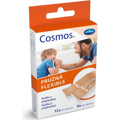 Cosmos Flexible 2 velikosti pružná náplast 20 ks