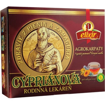 Agrokarpaty Cypriánová rodinná lekáreň čaj 135 g