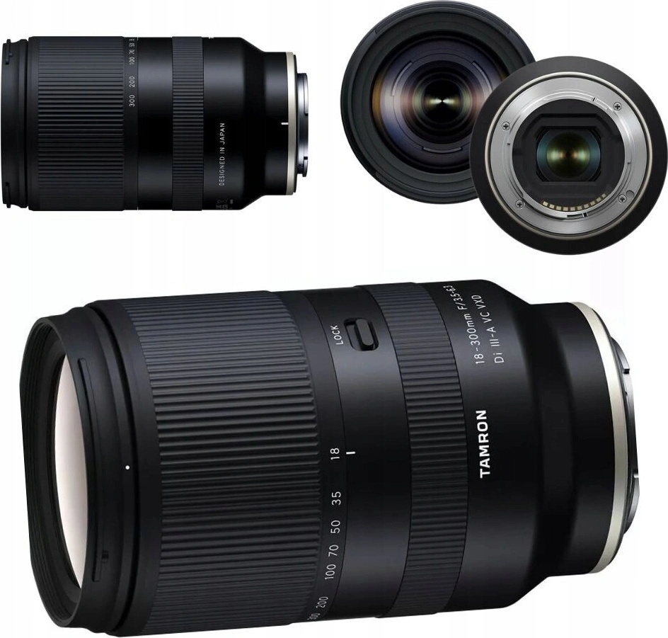Tamron 18-300 mm f/3.5-6.3 Di III-A VC VXD Sony E-mount od Tamron 18-300 mm f/3.5-6.3 Di III-A VC VXD Sony E-mount od